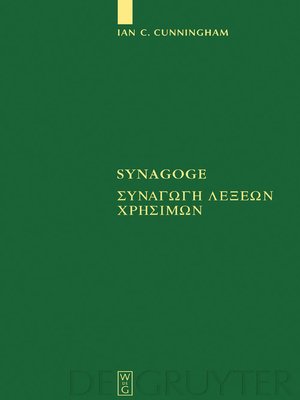 cover image of Synagoge